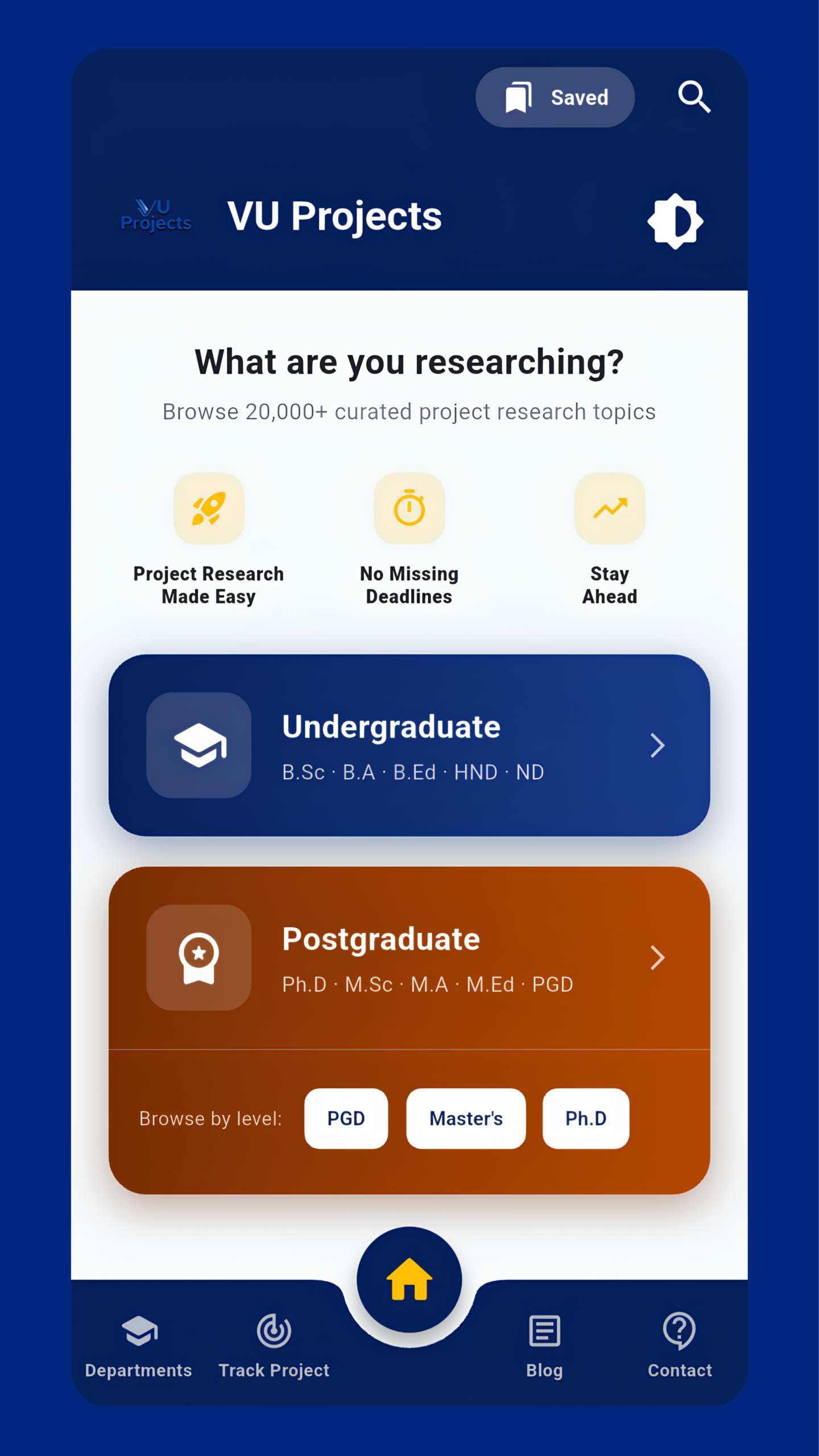 Vu Projects App